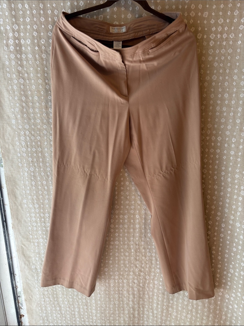 Worthington Wide-Leg Pants in Light Tan